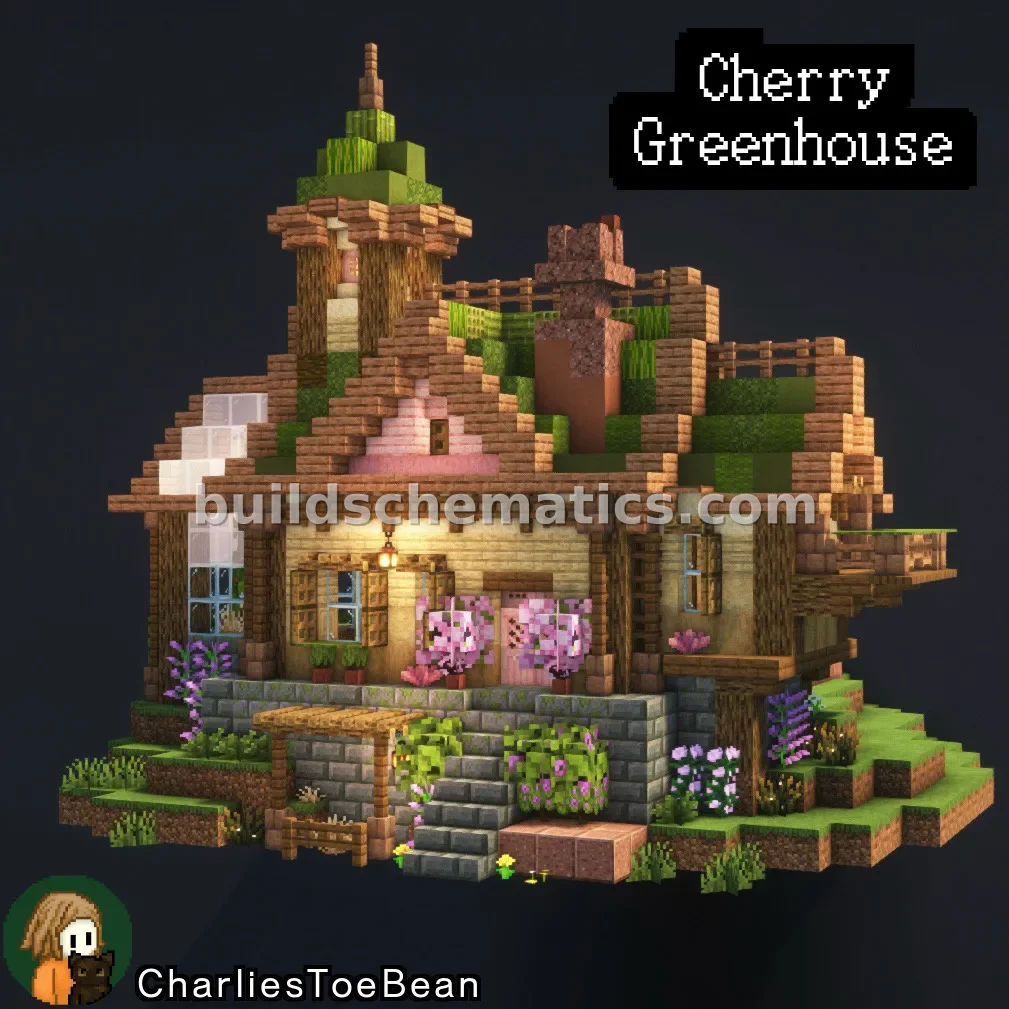 Cherry Blossom Greenhouse Structure