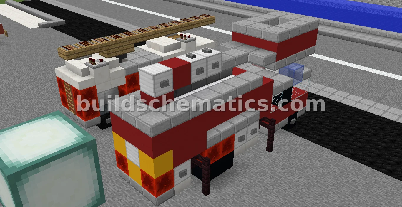 Fire Truck with Manlift — view 3