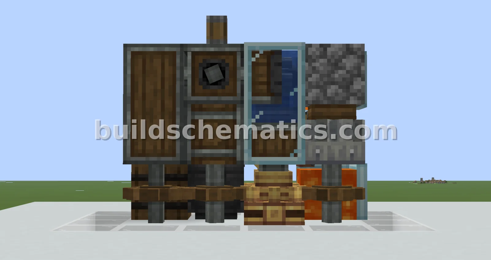 Compact Iron Farm Design — view 5