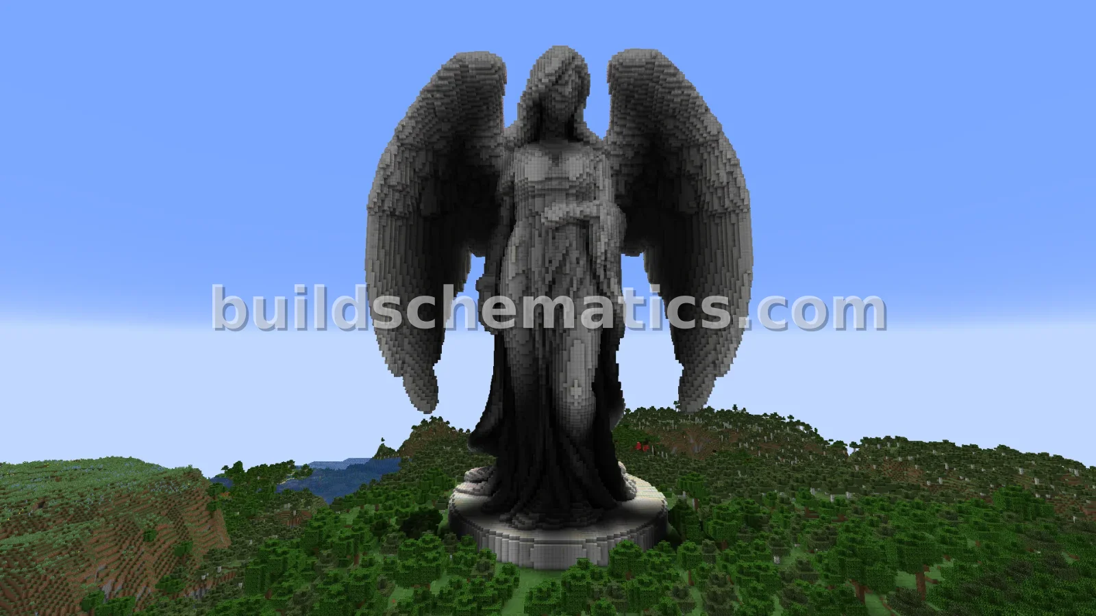 Angel Statue 03 Minecraft Build