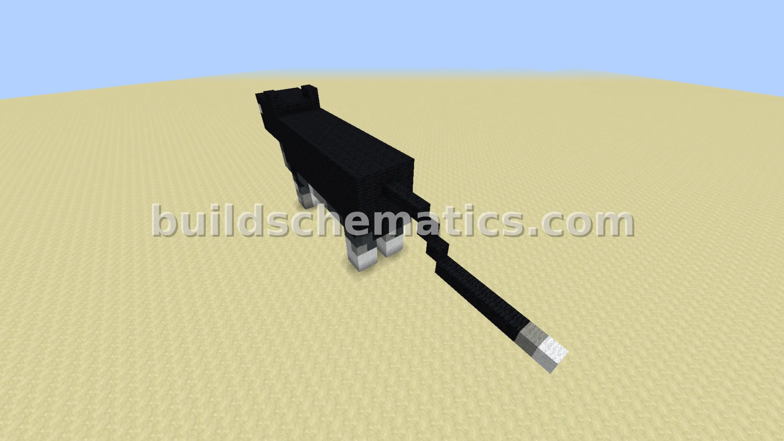 Black Cat Statue Build — view 3