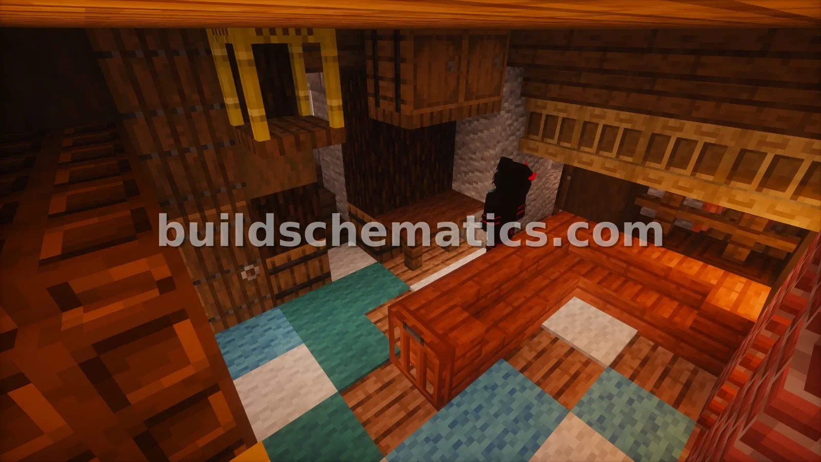 Christmas Winter Cabin Schematic — view 3