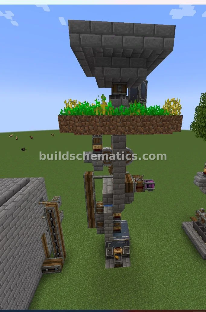Simple Wheat Farm Schematic — view 2