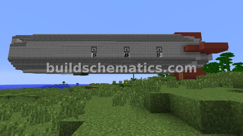 Small Corvette Airship with Cannons
