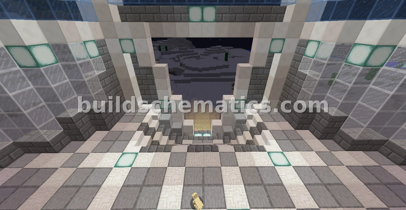 Modern Quartz and Stone Brick Base — view 4