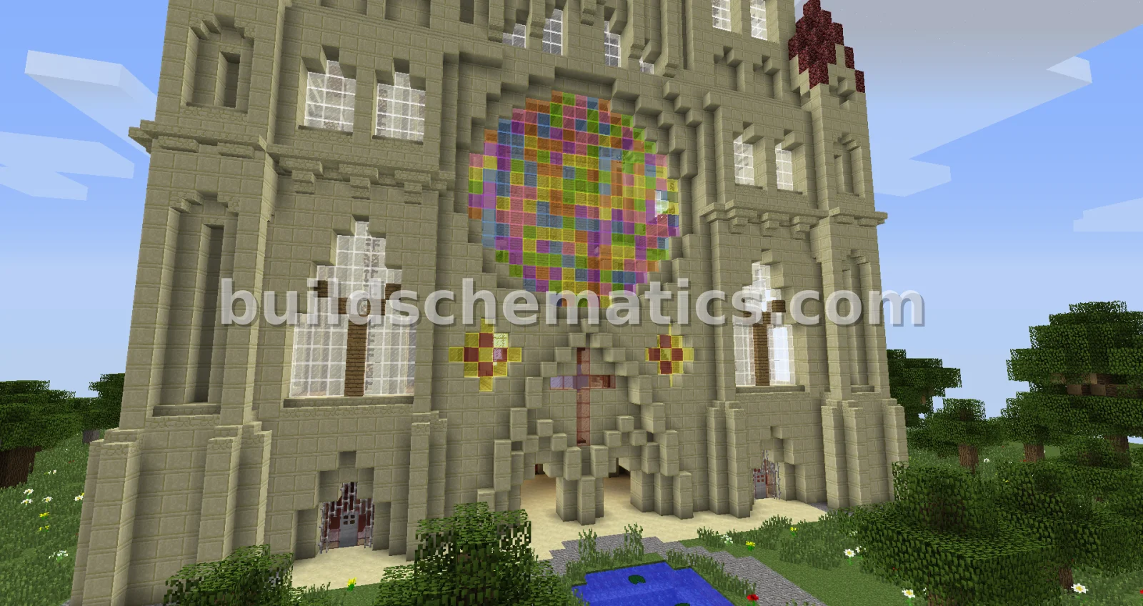 Massive Cathedral with Electricity