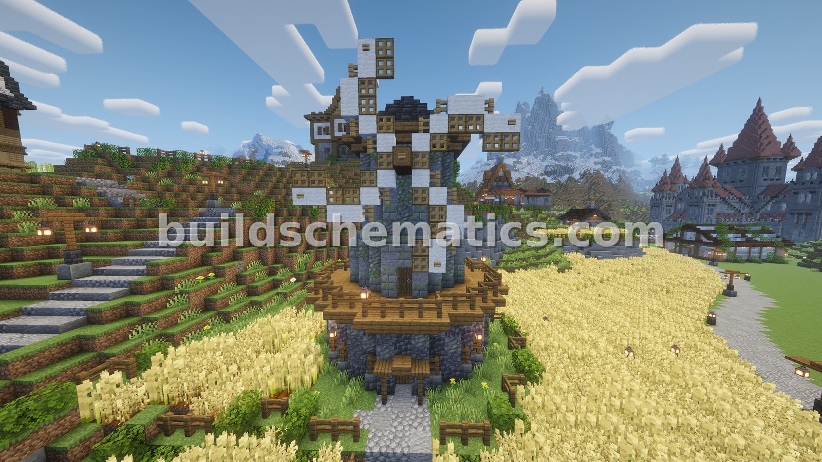Medieval Windmill Build Schematic
