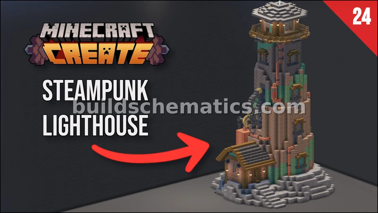 Steampunk Lighthouse Structure