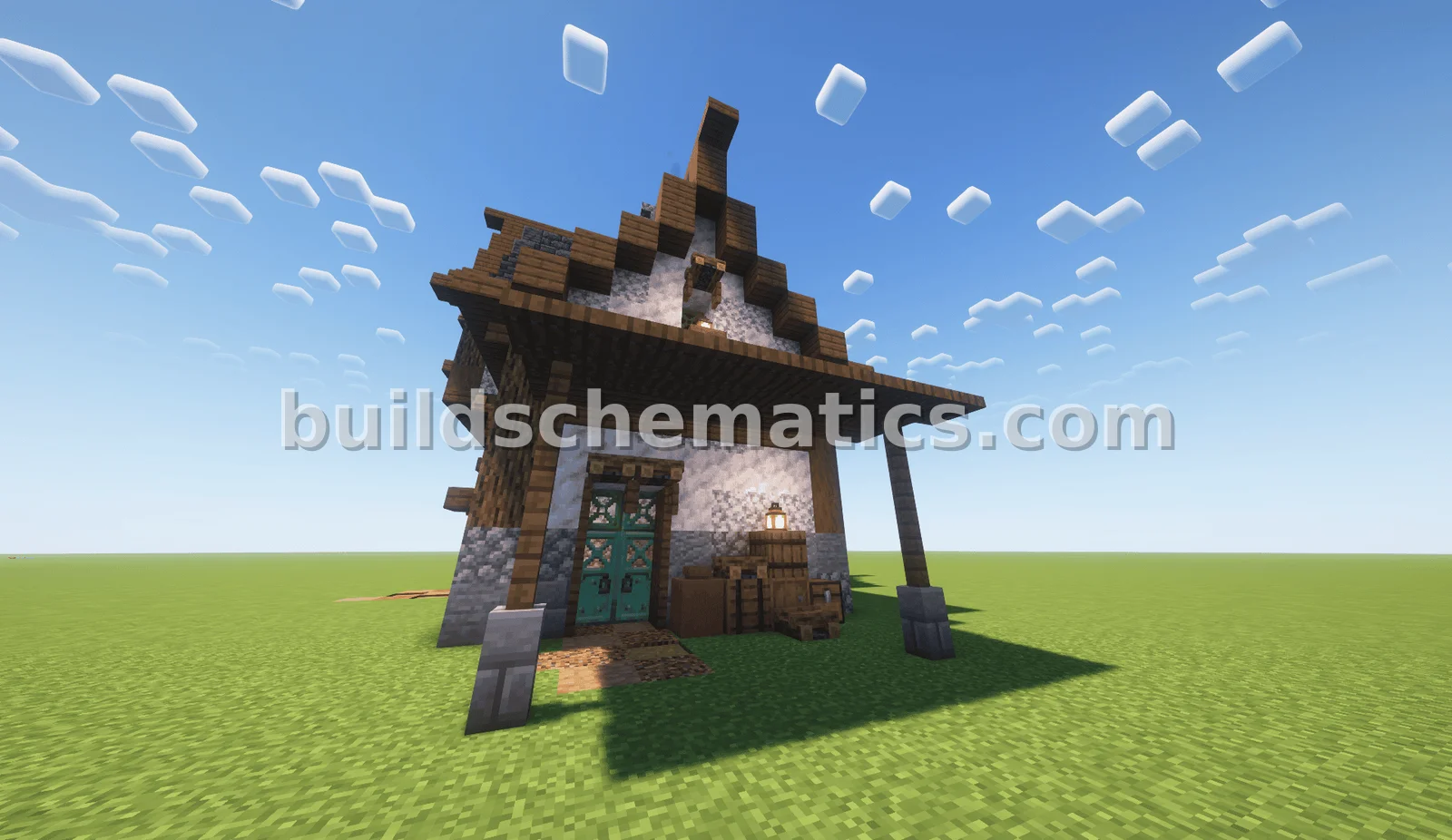 Medieval Starter House with Full Interior — view 4