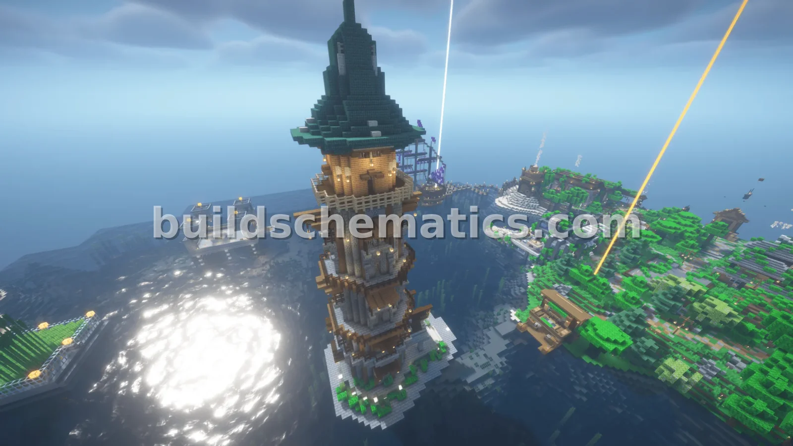 Medieval Watch Tower Full Interior Schematic — view 3