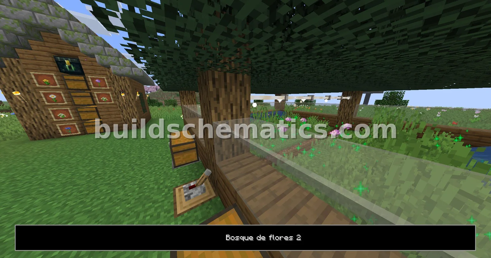 Automated Flower Farm With Storage — view 4