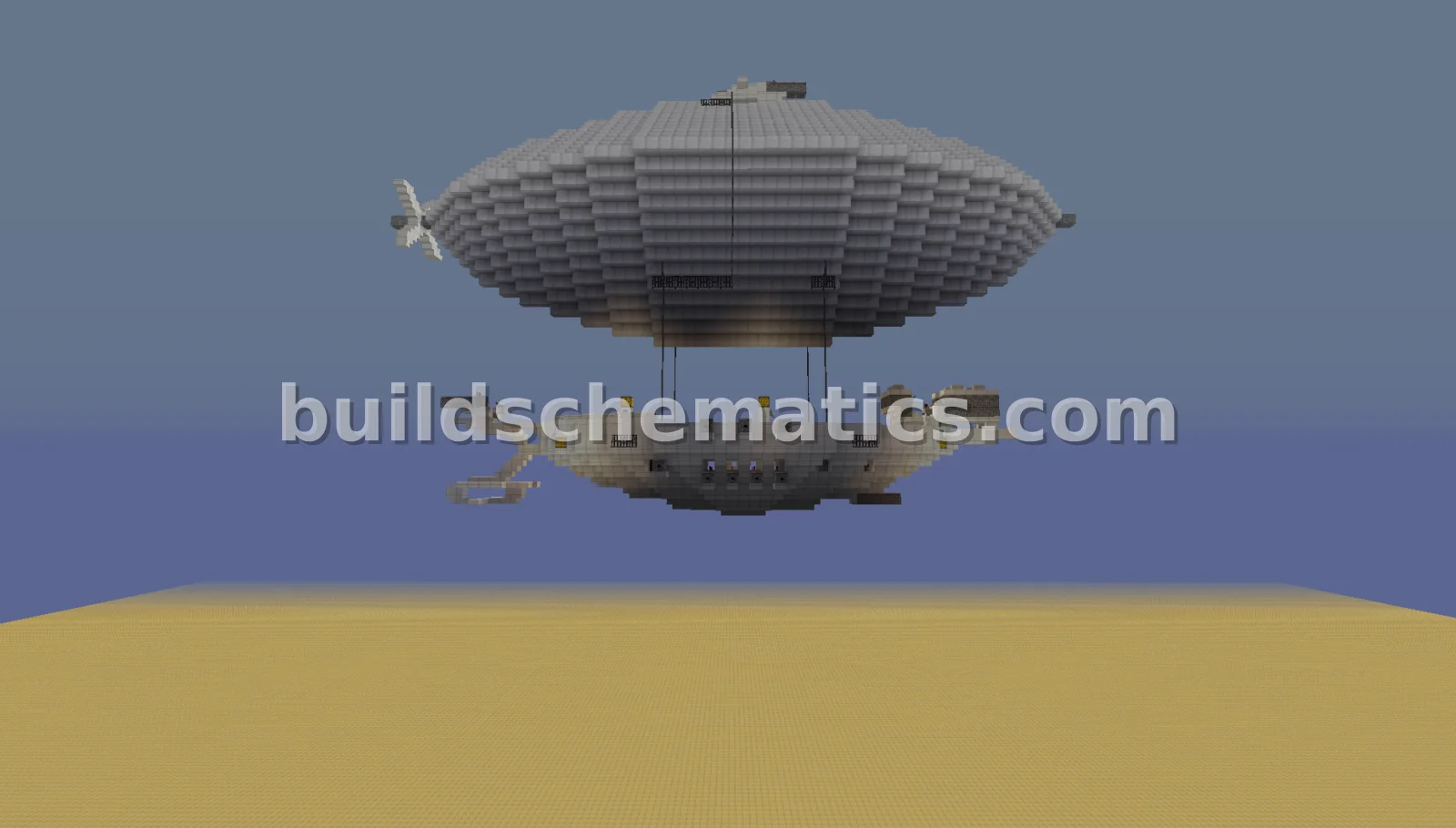 Airship With Decorative Cannons — view 2