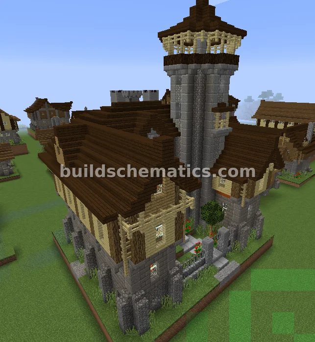 Medieval Town Villa with Tower