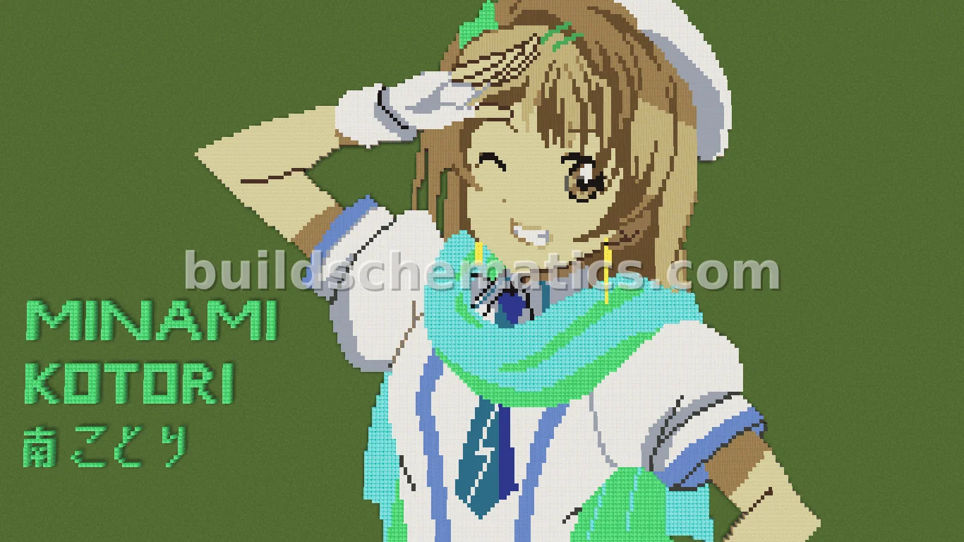 Love Live Minami Kotori Pixel Art