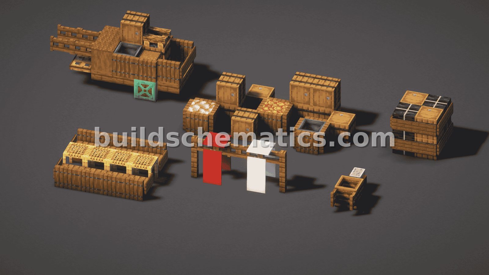 Custom Medieval Decorative Elements for Minecraft Worlds