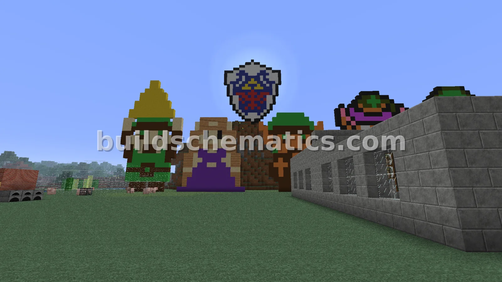 Hylian Shield Pixel Art
