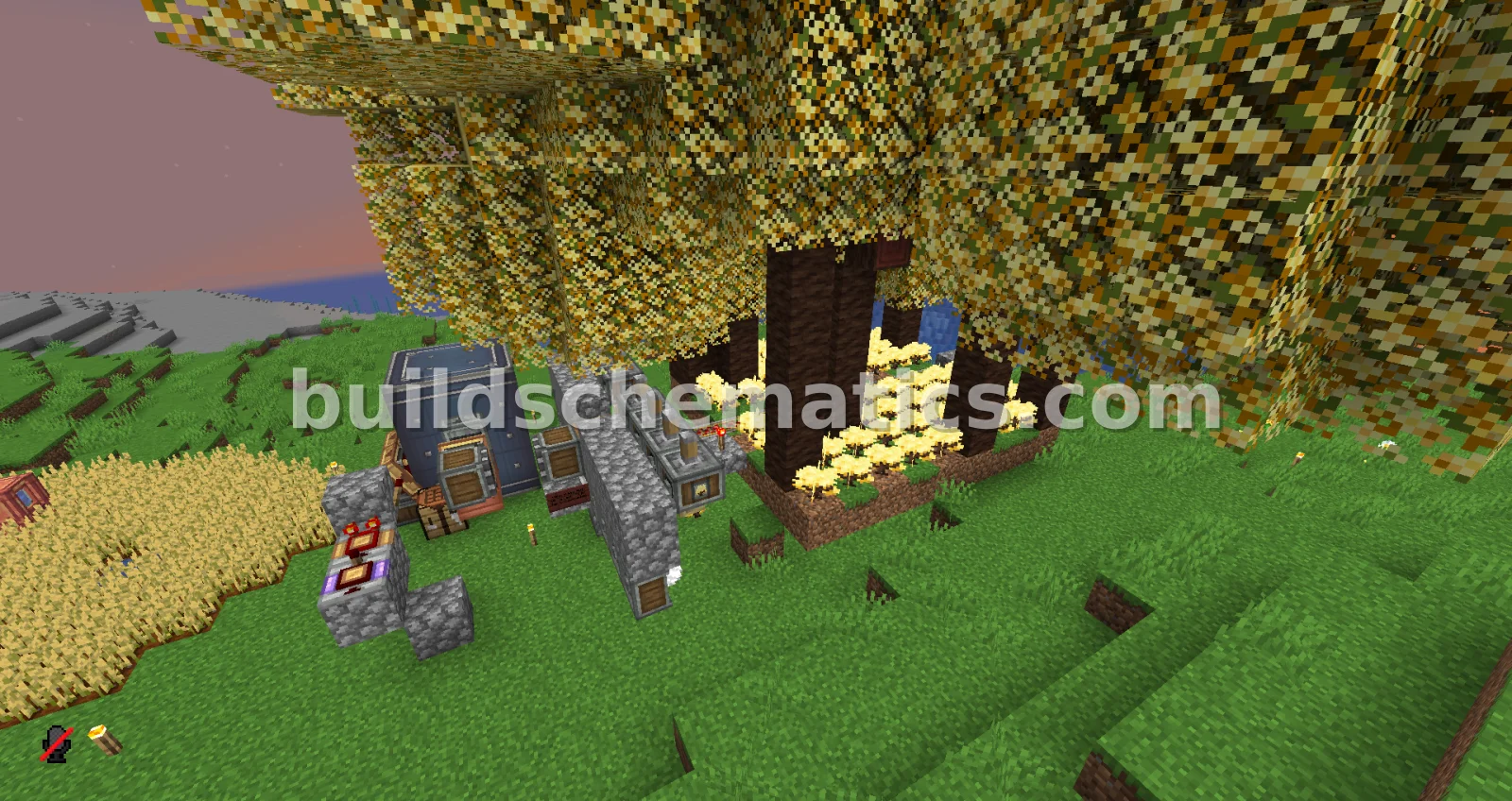 Compact Tree Farm for Maximum Log Production