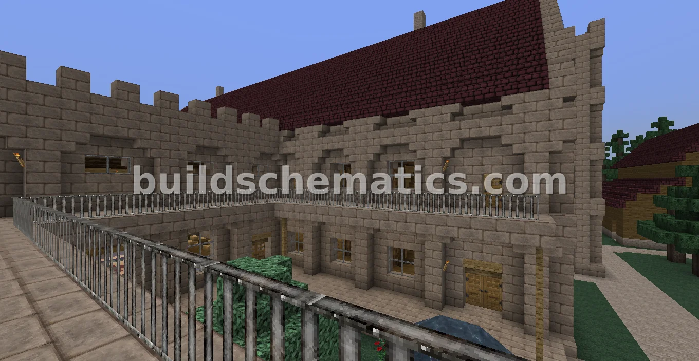 Castle Olaf II: Expanded Medieval Fortress and Grounds — view 2