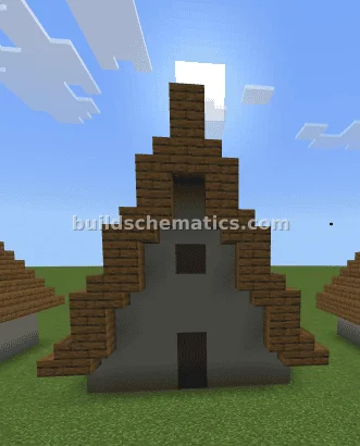 Easy Roof Designs for Minecraft — view 3