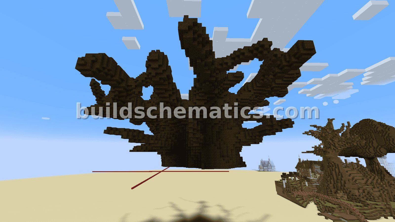 Large Leaf-Free Tree Crown