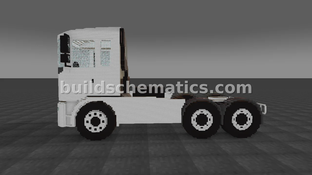 Cargo Truck Vehicle Schematic — view 4