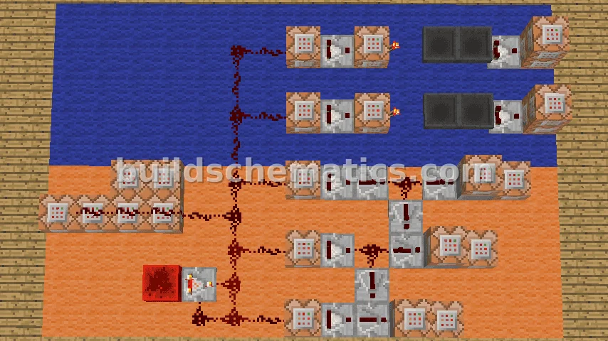 Smaller Portal Gun Redstone Contraption — view 2