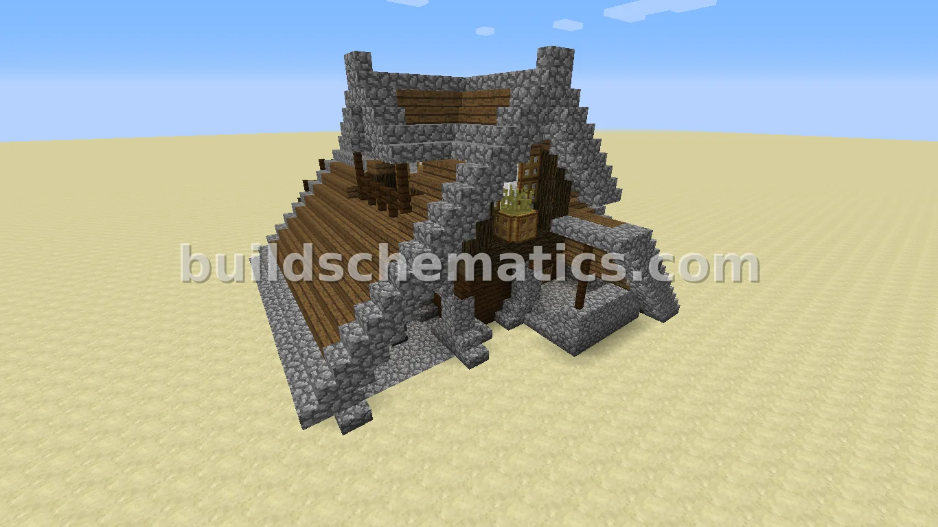 Charming Roof Cottage House