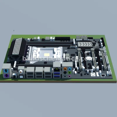 Intel X79A-GD45 Plus Motherboard — view 3