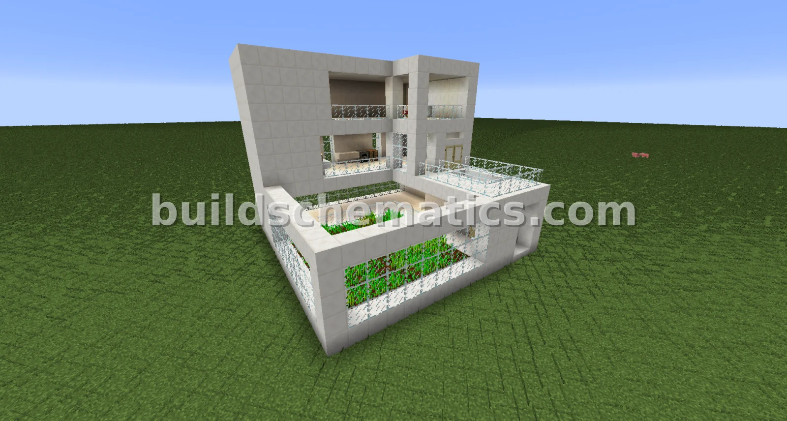 Quartz House with Wheat Farm