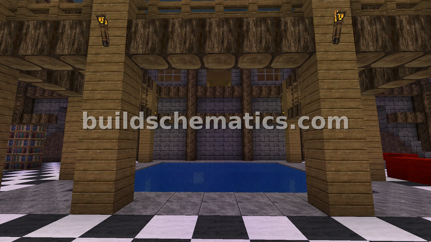 Large Woodland Manor House — view 3