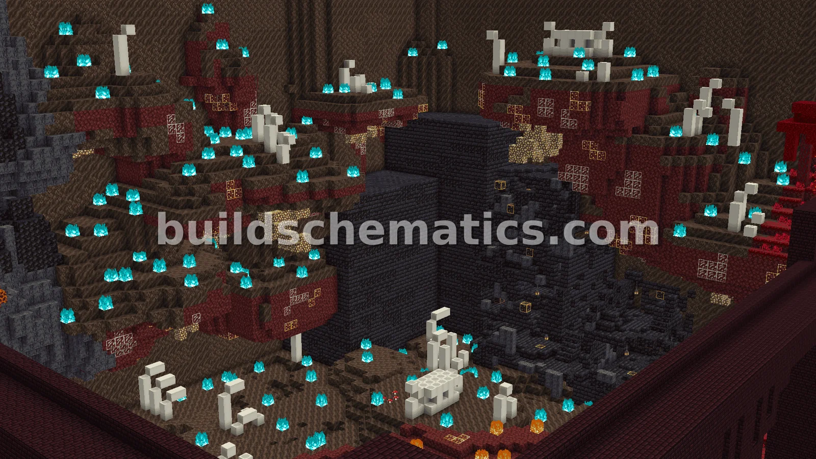 Massive Nether Portal with 8 Overworld Biomes — view 3