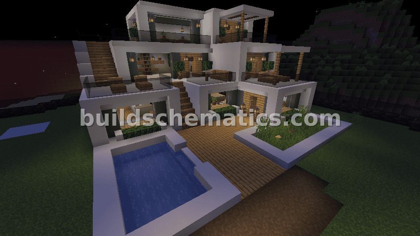 Modern 3-Story House (21×23)