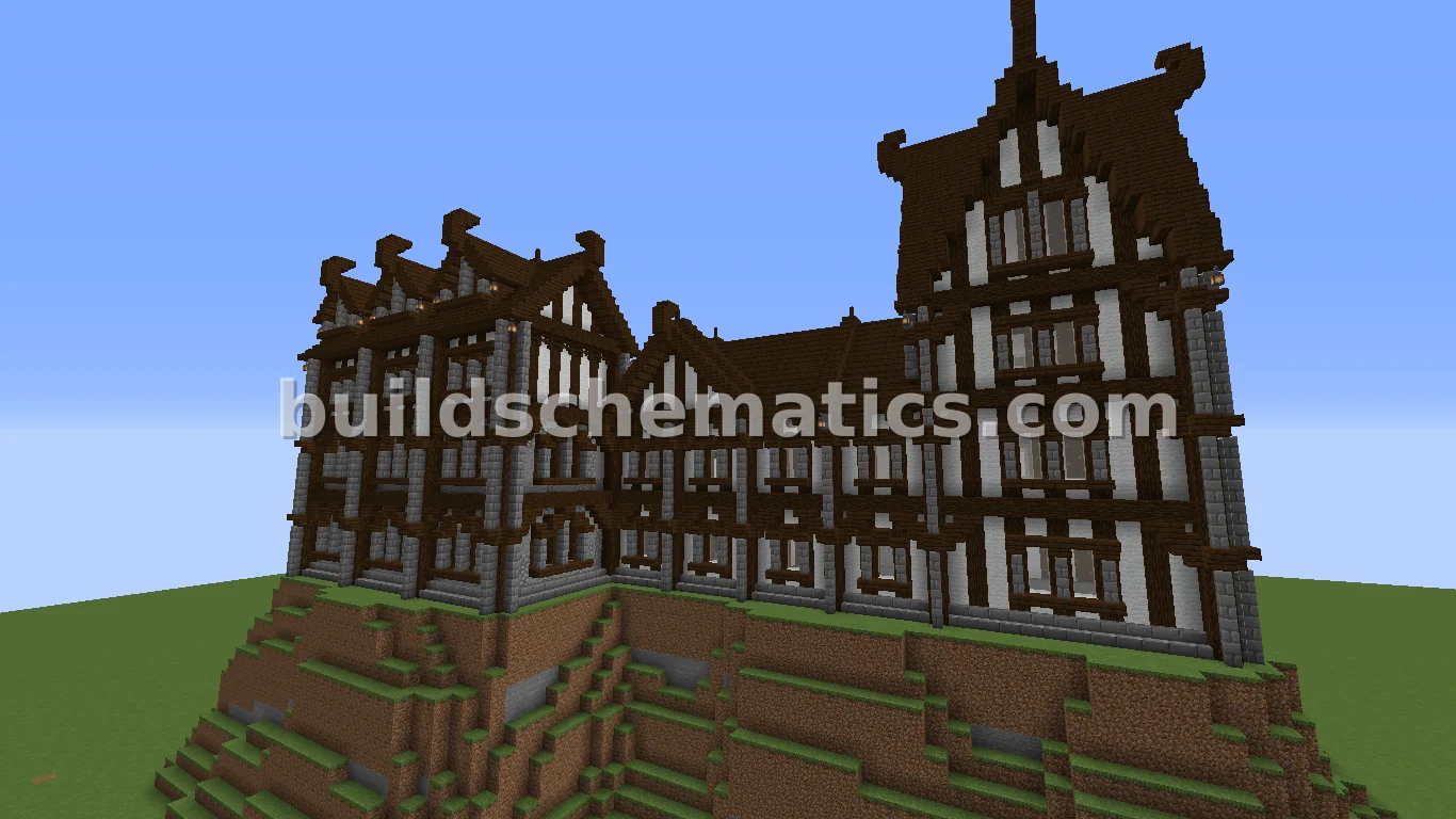 Medieval Town Building Four Structure — view 4
