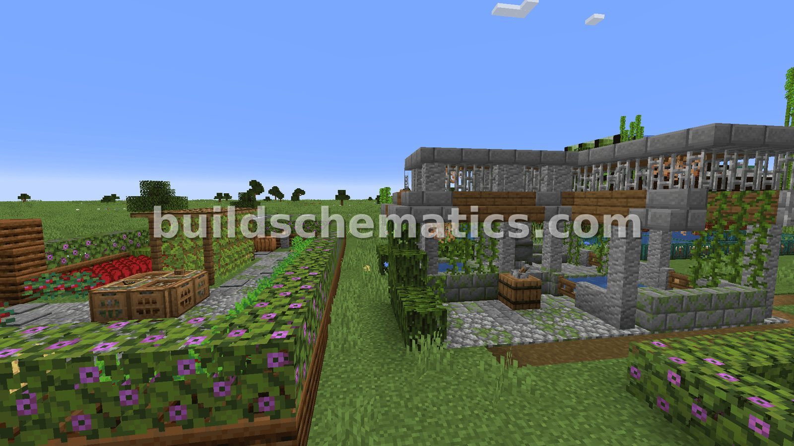 Town Vegetable Garden and Well