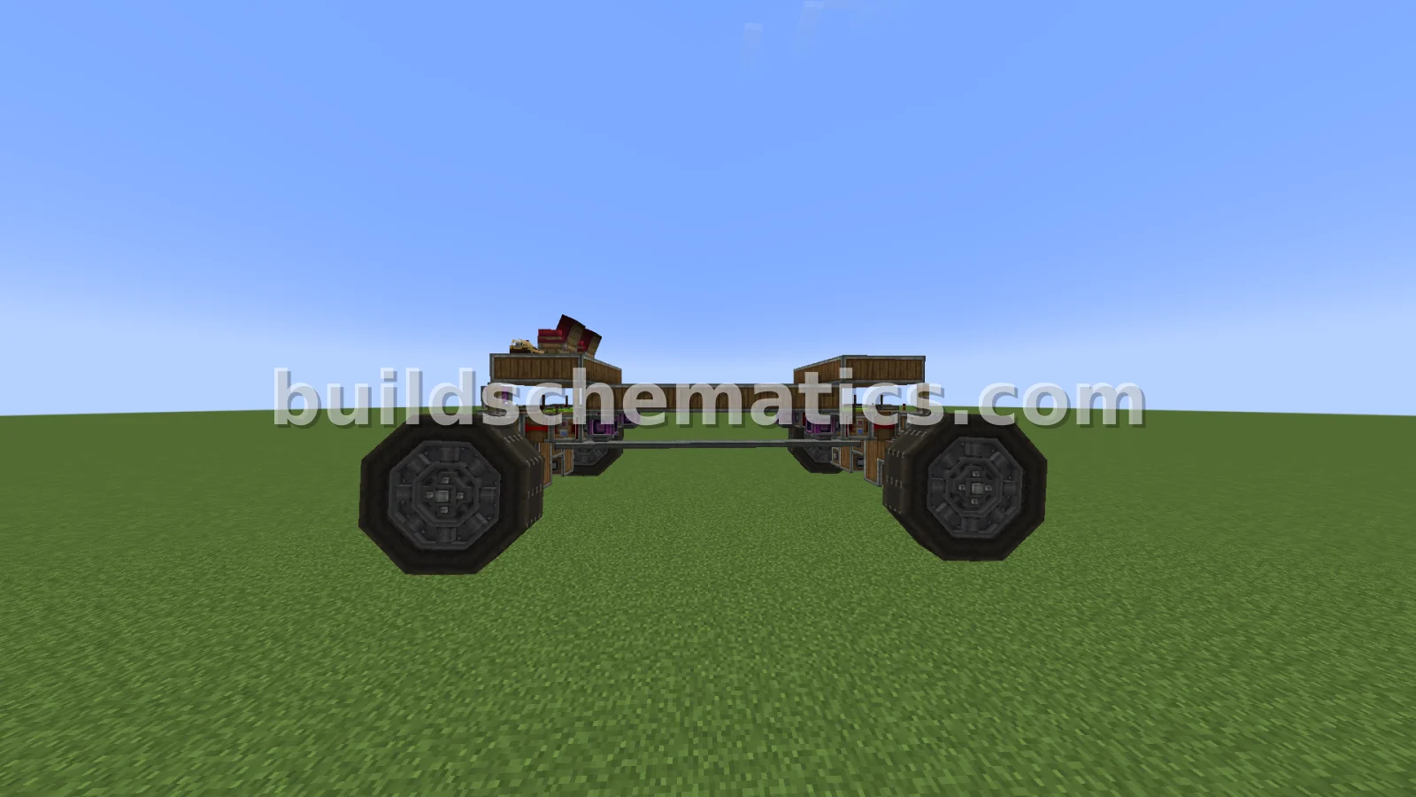 Large Four Wheel Steering Car Chassis