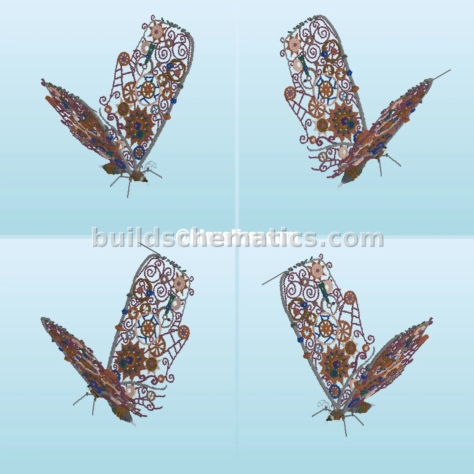 Steampunk Butterfly Structure