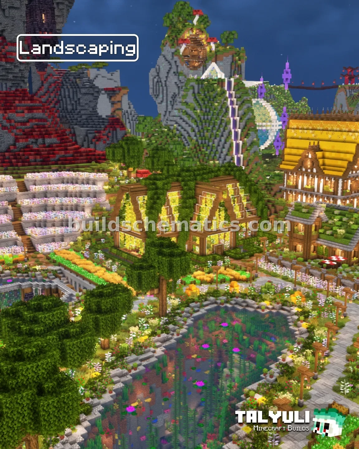 Rustic Apiary Minecraft Bee Farm — view 3