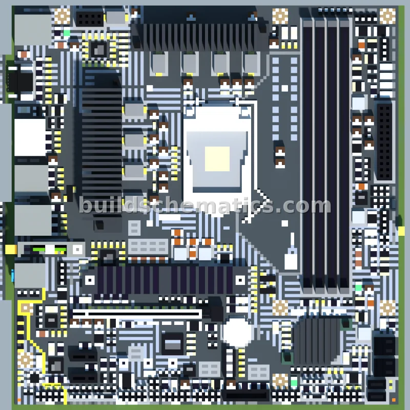 MSI Pro Series Motherboard Structure — view 2