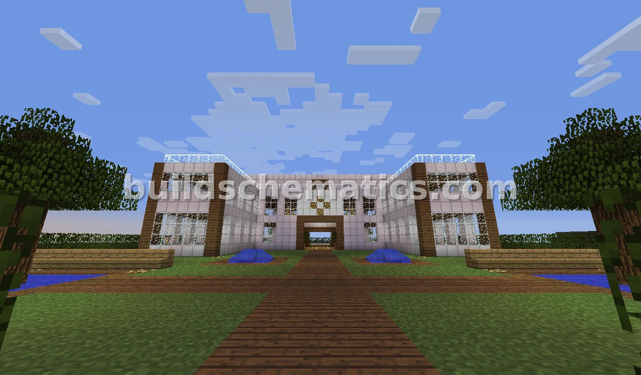 Large Iron Mansion for Housing and Commerce