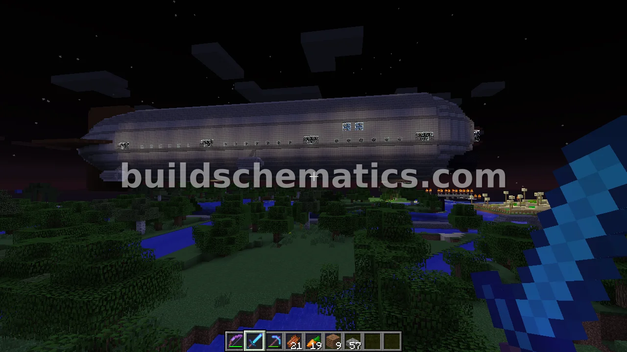 Behemoth Airship - Massive Zeppelin with Cannons — view 3