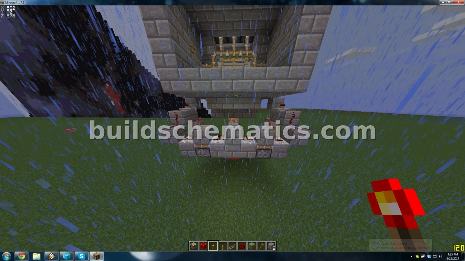Compact Universal Redstone Door — view 3