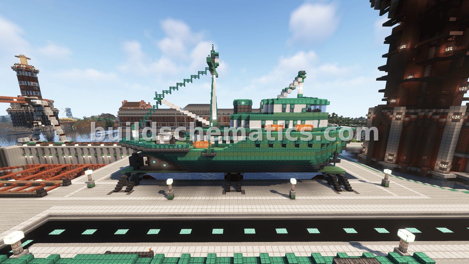 Emerald Copper Fishing Boat