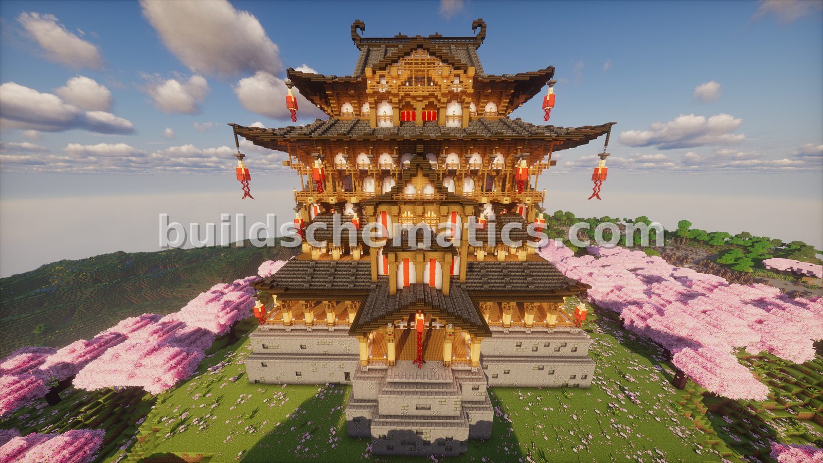Traditional Japanese Feudal Fortress Build