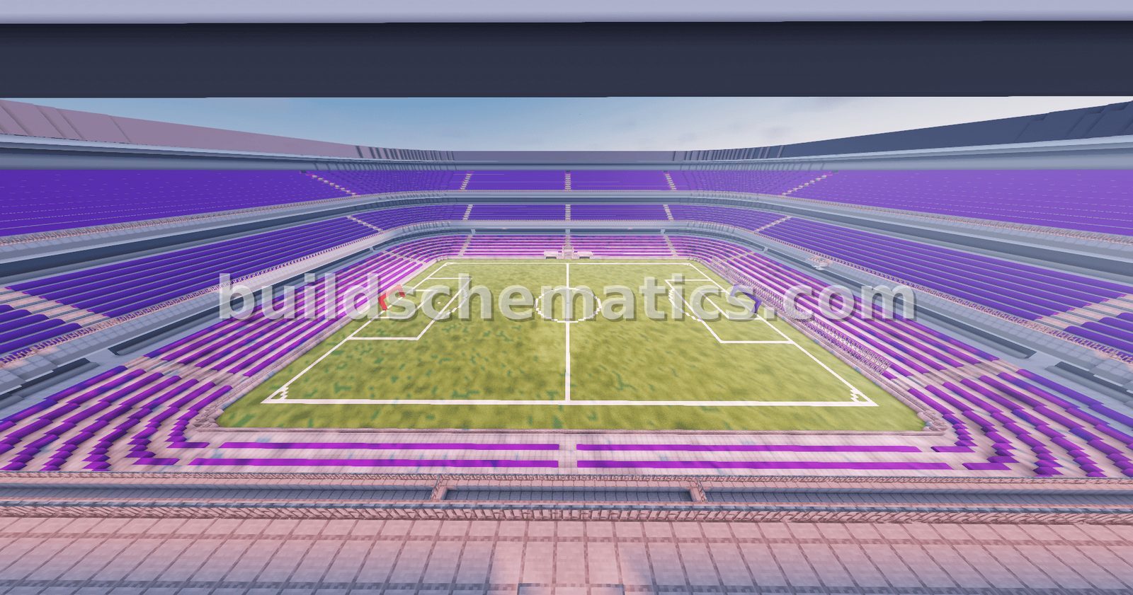 Purple Football Stadium