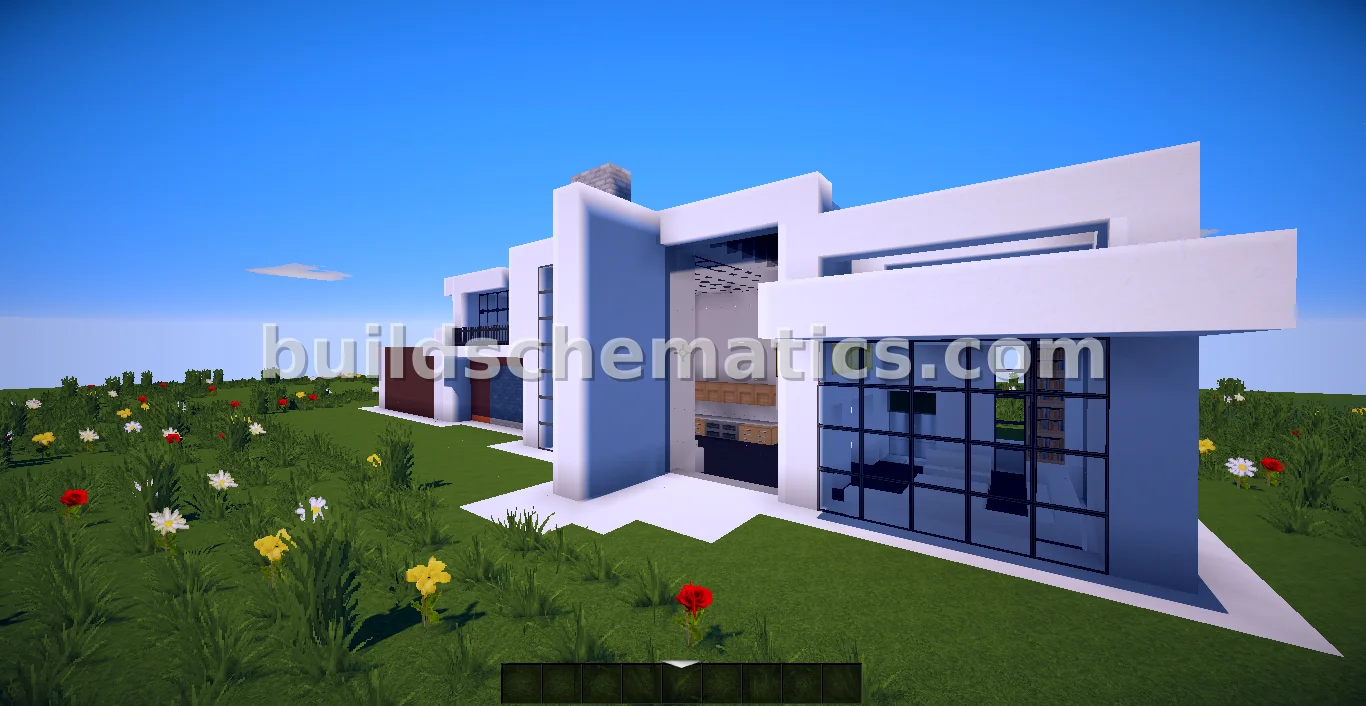 Modern White Furnished House