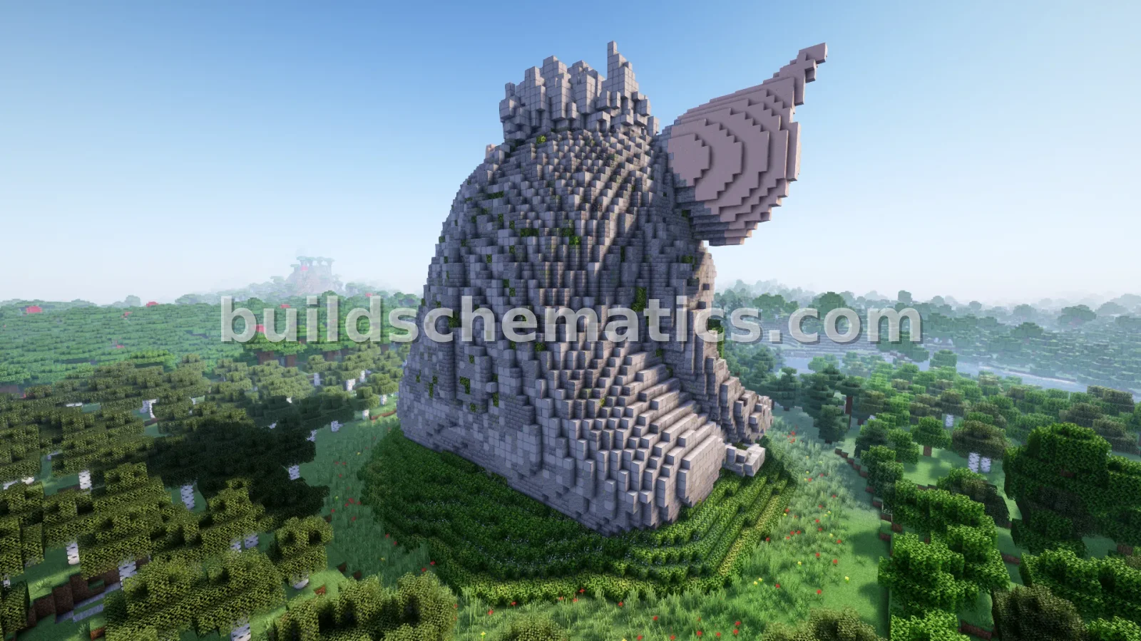 Pig Piglin Nether Portal Statue — view 3