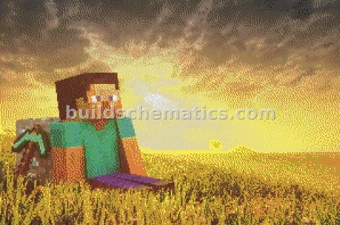 Large Pixel Art Build