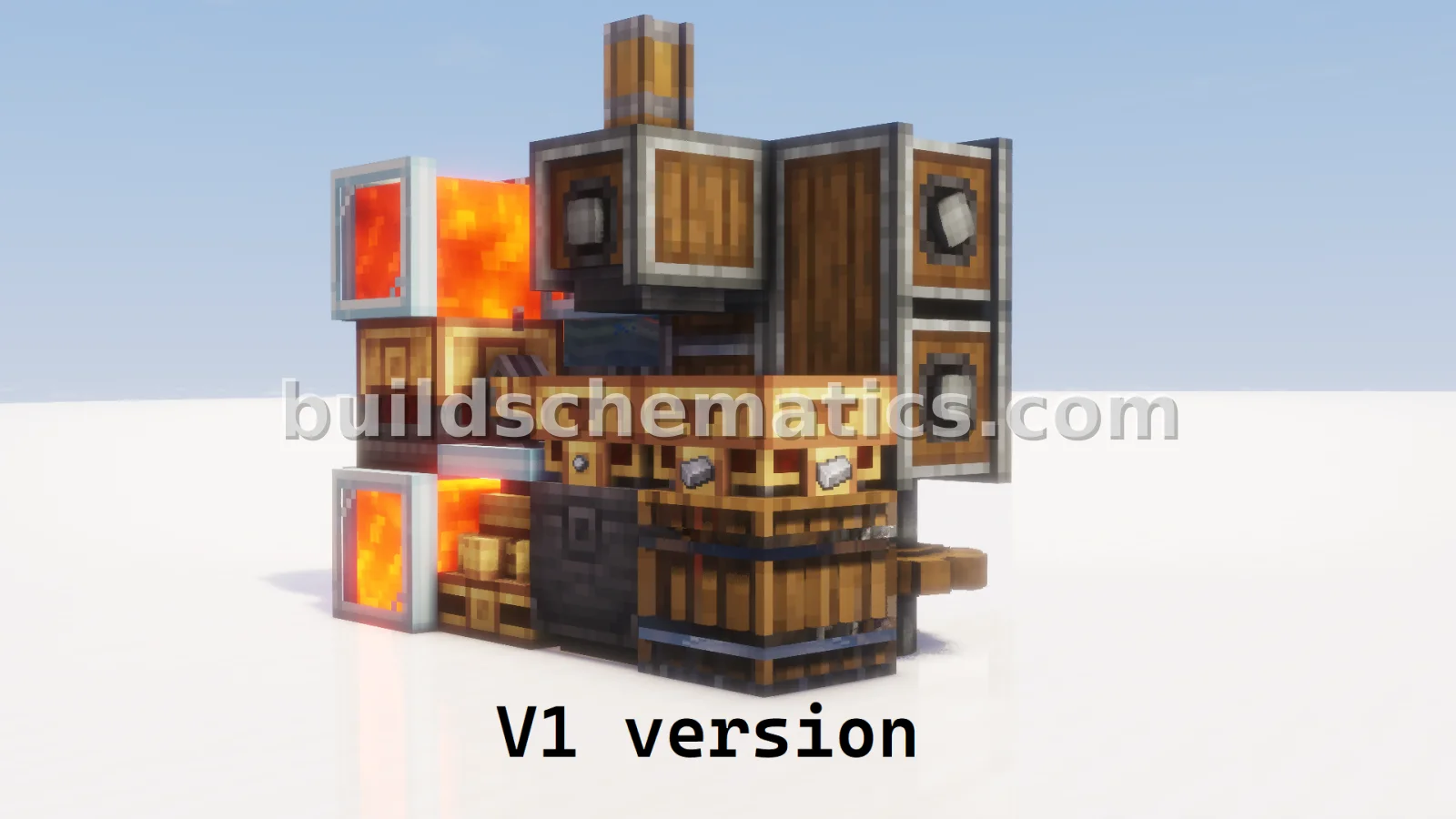 Compact Iron Farm Design — view 4