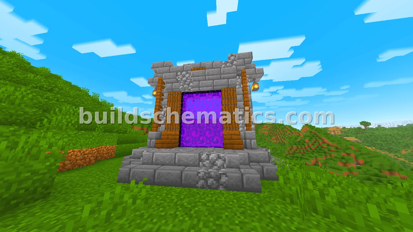 Medieval Nether Portal Decoration — view 2
