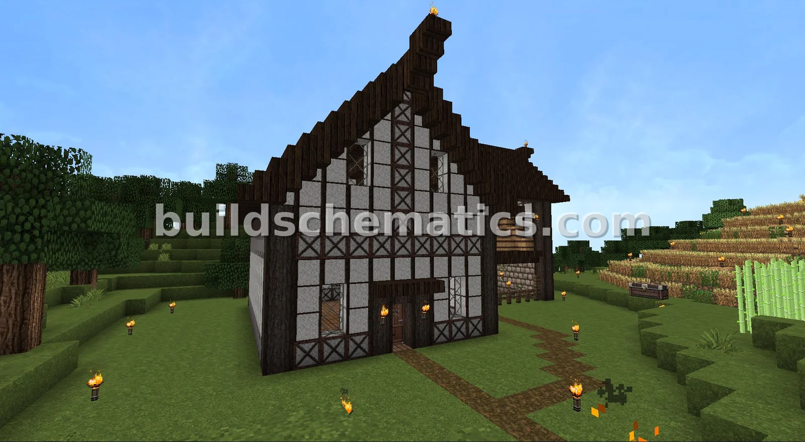 Tudor House with Hayloft and Stables — view 2